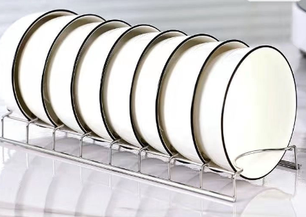 Stainless Steel Dish Drying Rack – Minimalist Kitchen Organizer