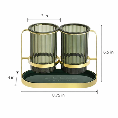 Minimalist Chopstick Holder with Drain Tray