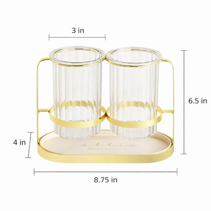 Minimalist Chopstick Holder with Drain Tray