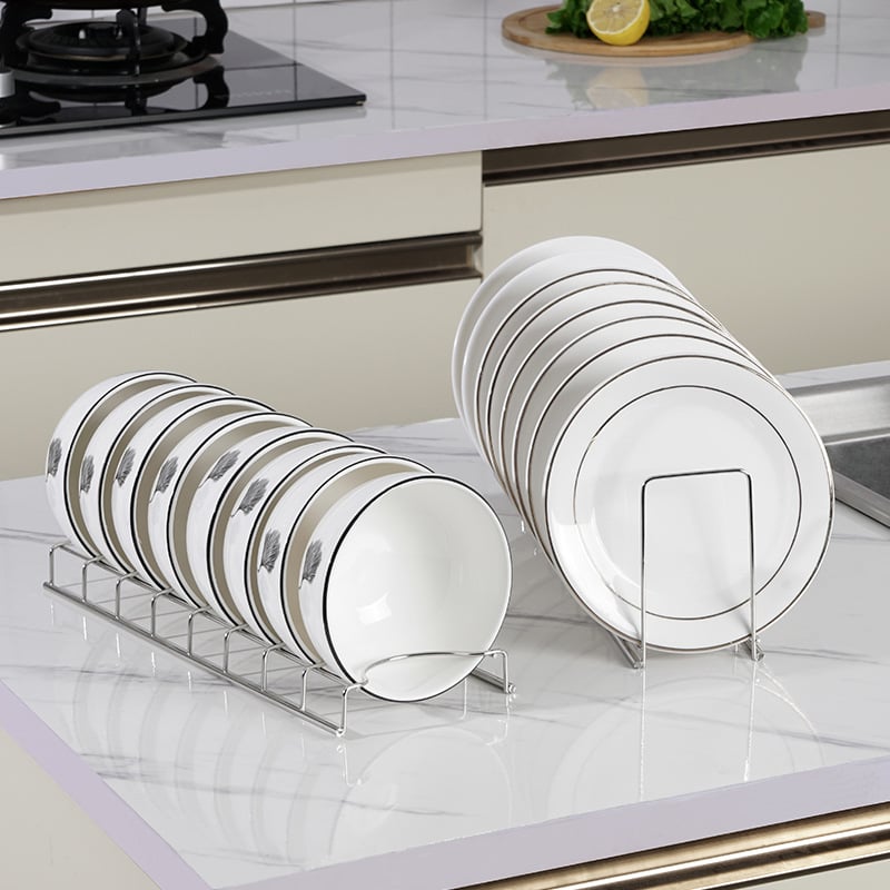 Stainless Steel Dish Drying Rack – Minimalist Kitchen Organizer